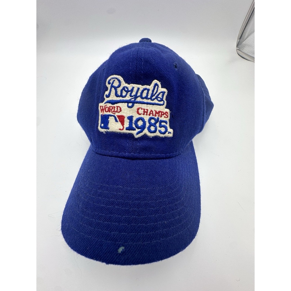 Vintage 80s Kansas City Royals 1985 World Champs Sports Specialties Wool Hat